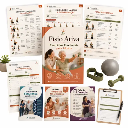 Mockup do Kit de Exercícios para Idosos
