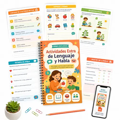 Planner de Sesiones Fonoaudiológicas Infantiles