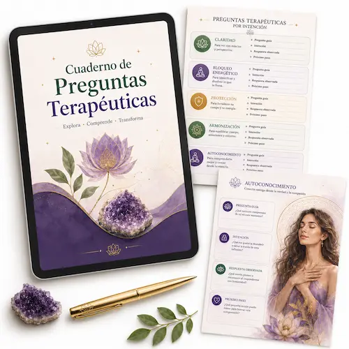 Cuaderno de preguntas terapéuticas para radiestesia