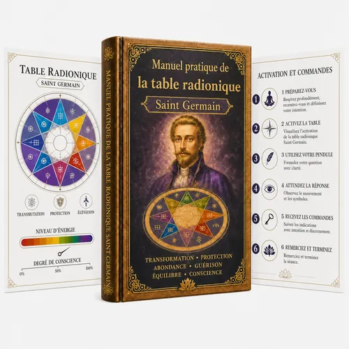 Manuel Pratique de Table Radionique Saint Germain avec 2 Planches
