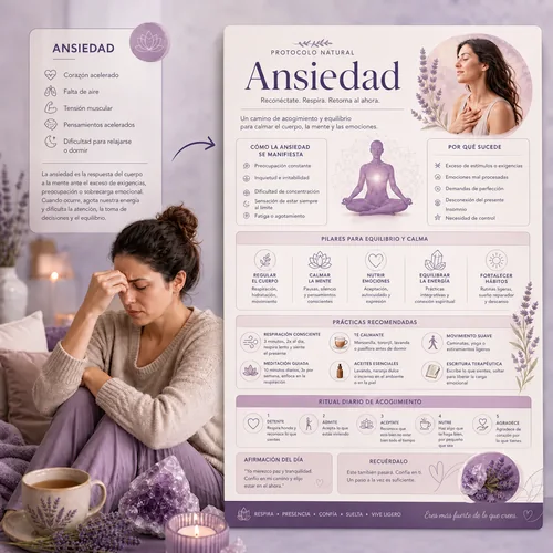 Protocolo natural para la ansiedad