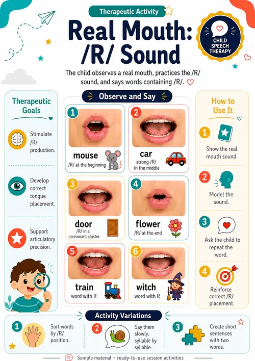 Real Mouth R Sound