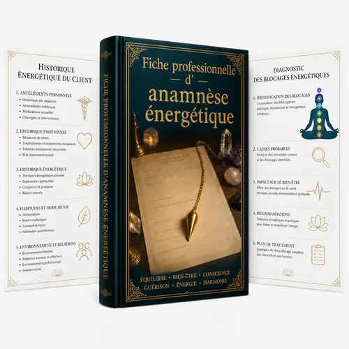 Fiche Professionnelle d’Anamnèse en Radiesthésie