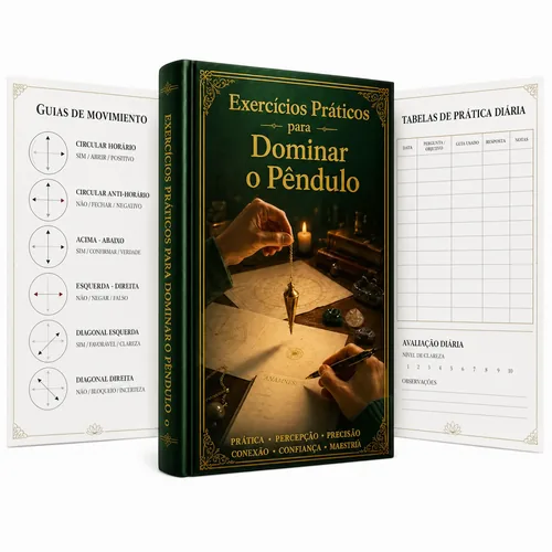 Exercícios Práticos de Radiestesia com Pêndulo