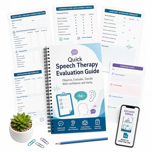 Quick Speech Therapy Assessment Guide