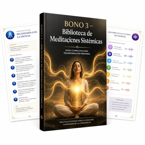 Biblioteca de Meditaciones Sistémicas con más de 40 prácticas guiadas