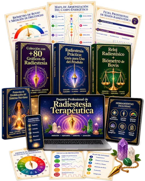 Paquete Profesional de Radiestesia Terapéutica