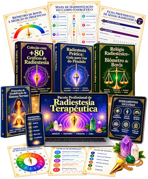 Pacote Profissional de Radiestesia Terapêutica