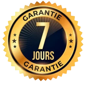 Badge de garantie de 7 jours